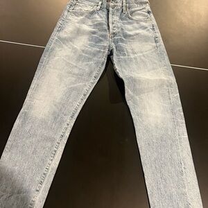 Citizens Of Humanity Light Blue Cropped Jeans